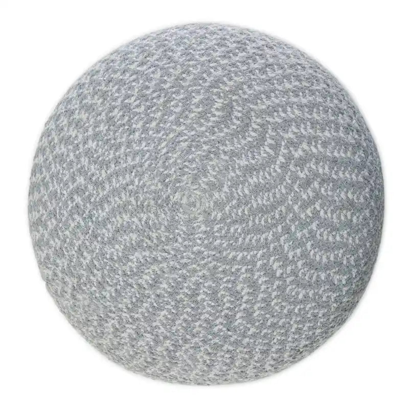 Round Braided Pouf