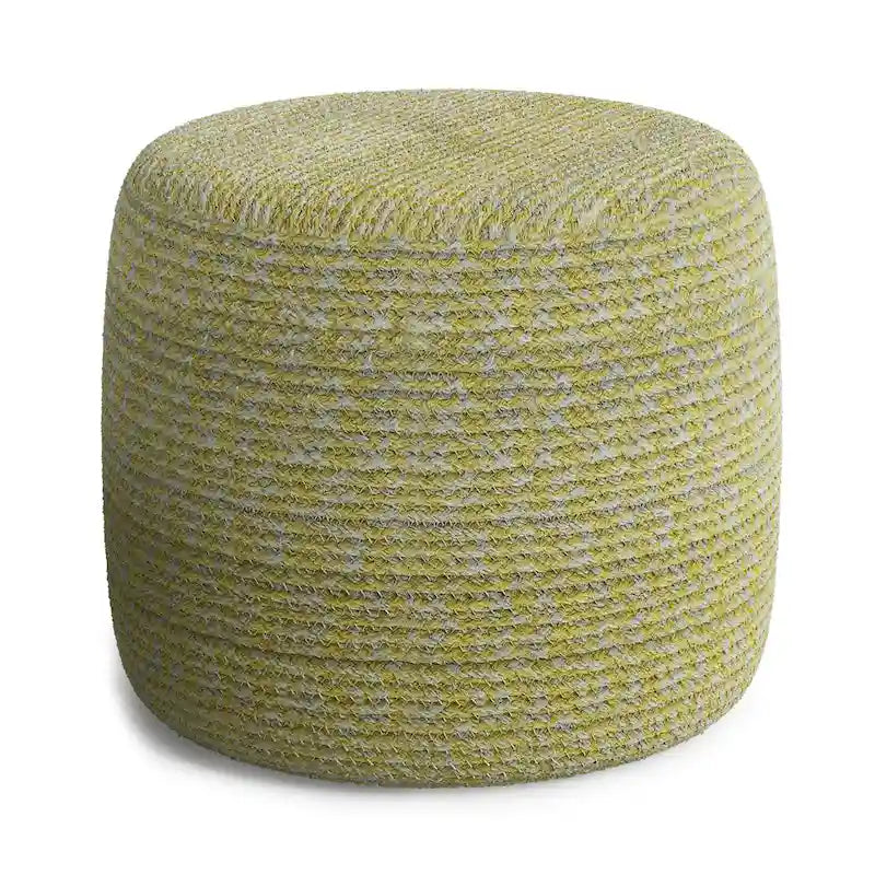 Round Braided Pouf