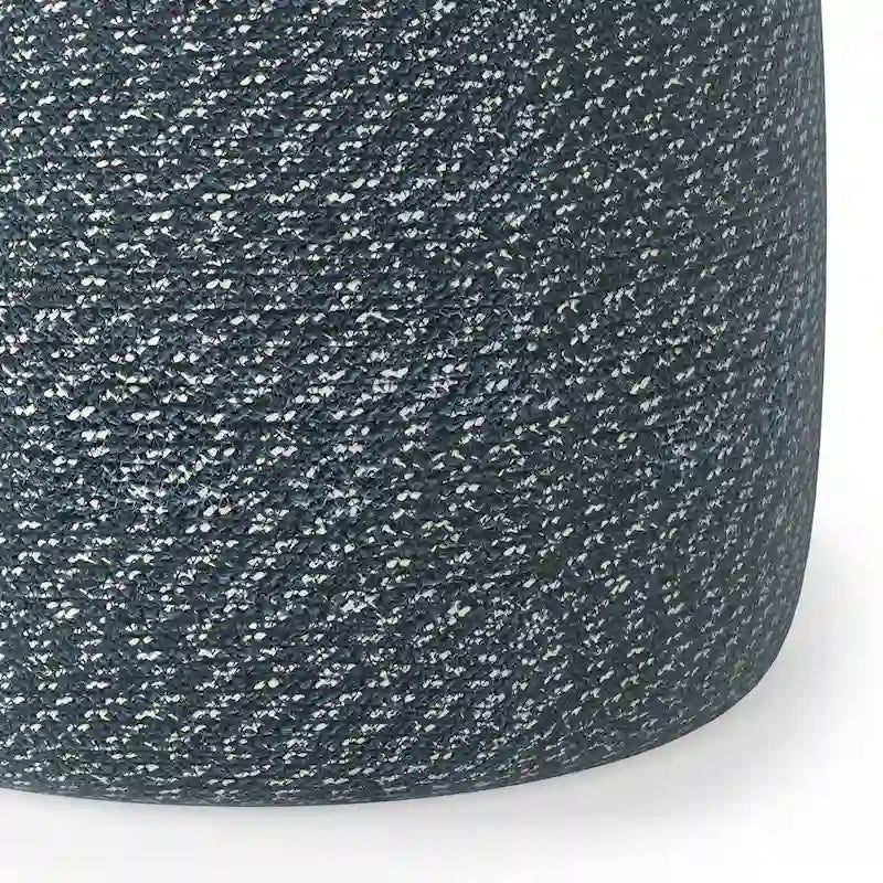 Round Braided Pouf
