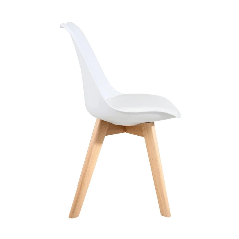 Dining Chairs Wooden Desk Chairs No Wheels Set of 2