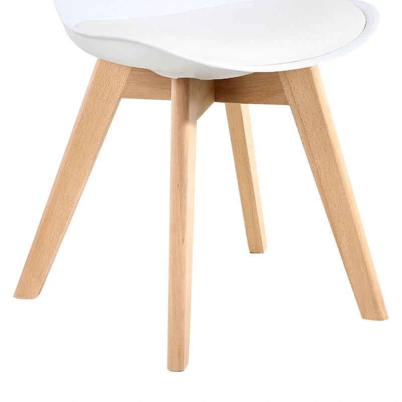 Dining Chairs Wooden Desk Chairs No Wheels Set of 2