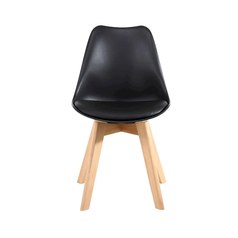 Dining Chairs Wooden Desk Chairs No Wheels Set of 2
