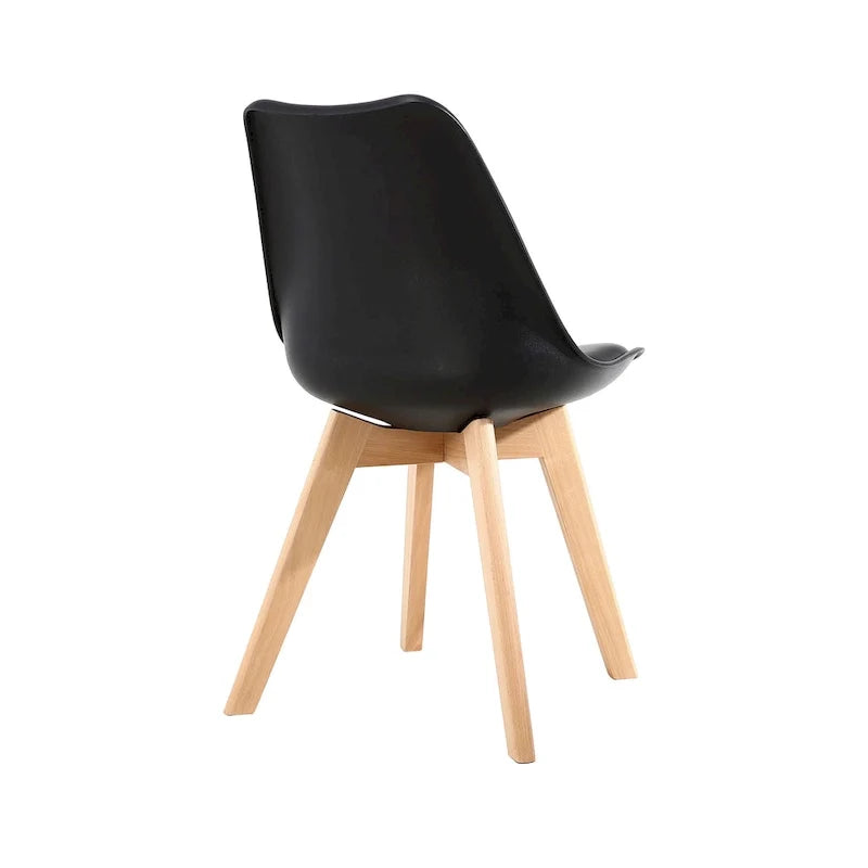 Dining Chairs Wooden Desk Chairs No Wheels Set of 2