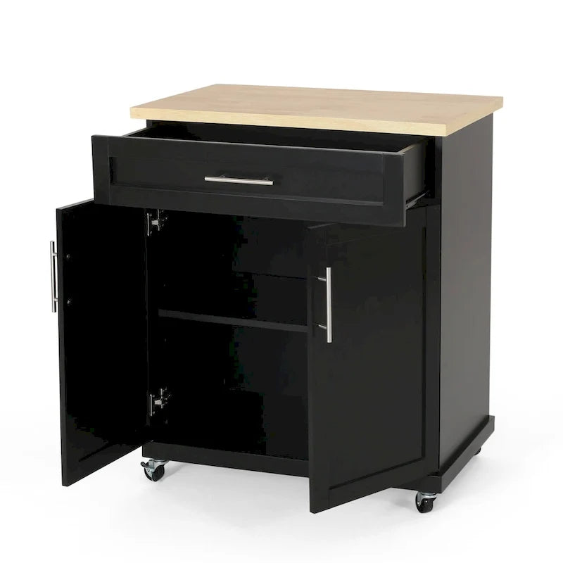 Indoor Kitchen Cart with Wheels