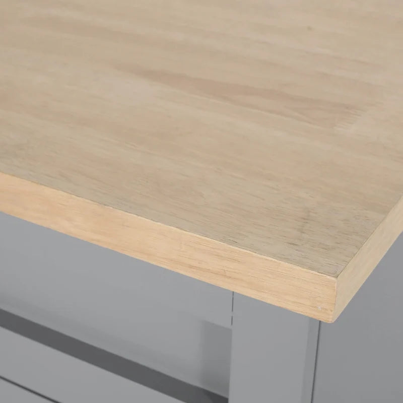 Indoor Kitchen Cart with Wheels