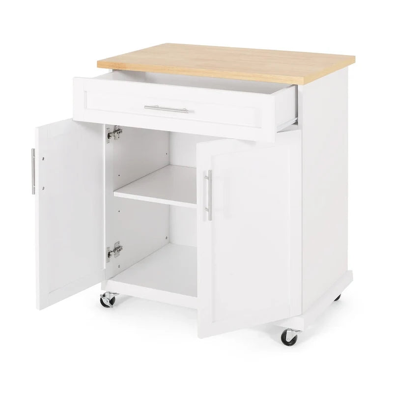 Indoor Kitchen Cart with Wheels