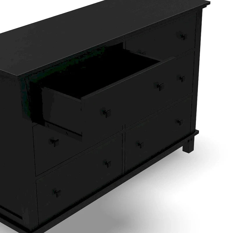 Cassettiera in legno nero
