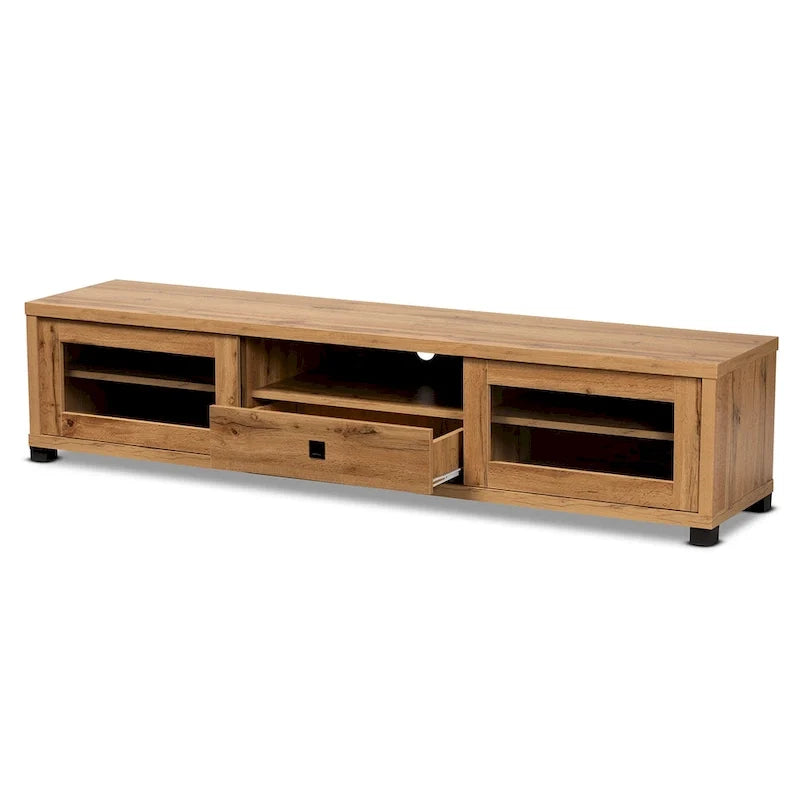 Modern and Contemporary Wood TV Stand 1-Drawer