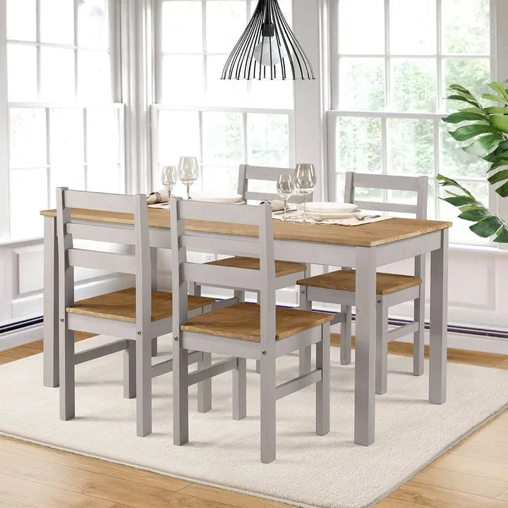 Wooden dining table