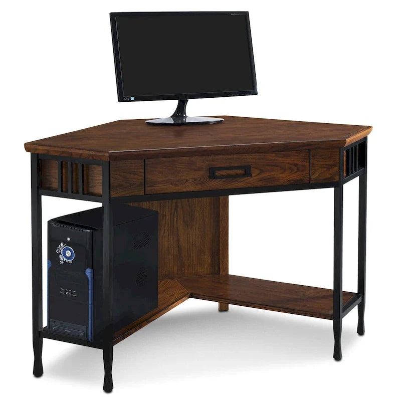 Wood Corner Writing/Computer Desk