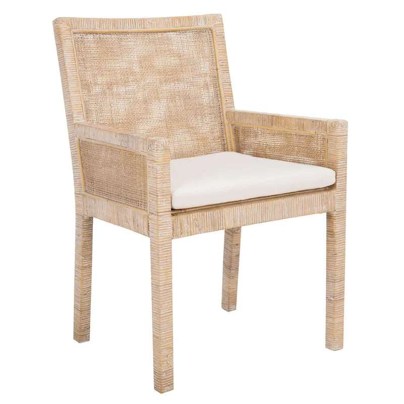 Coastal Accent Chair with Cushion - 22.8 W x 22.4 L x 34.6 H - 23Wx22Dx35H