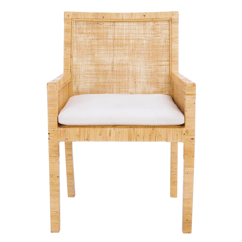 Coastal Accent Chair with Cushion - 22.8 W x 22.4 L x 34.6 H - 23Wx22Dx35H