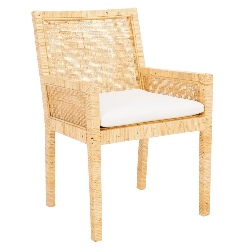 Coastal Accent Chair with Cushion - 22.8 W x 22.4 L x 34.6 H - 23Wx22Dx35H