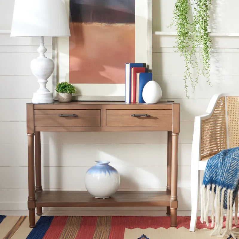 2-Drawer Console Table - 35.5 W x 13 L x 29.5 H - 36Wx13Dx30H