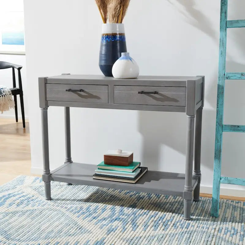 2-Drawer Console Table - 35.5 W x 13 L x 29.5 H - 36Wx13Dx30H