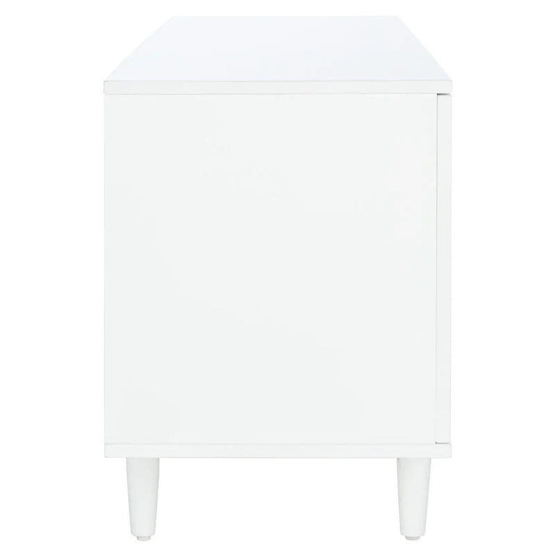 3 Shelf Patterned Media Stand - 54 W x 15 D x 22 H - 54Wx15Dx22H