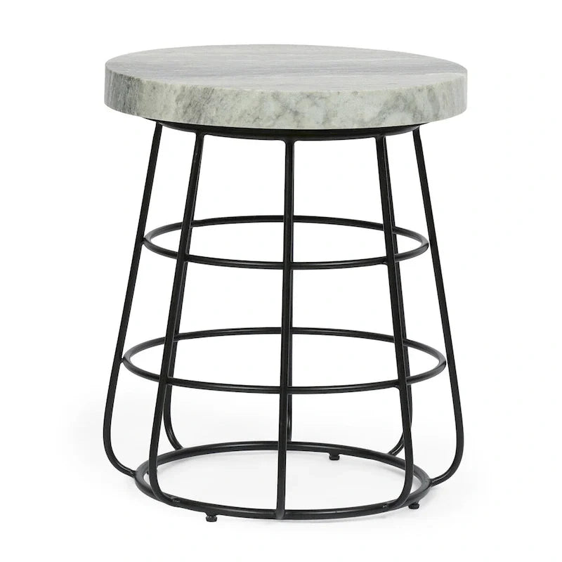 Thick Marble Side Table
