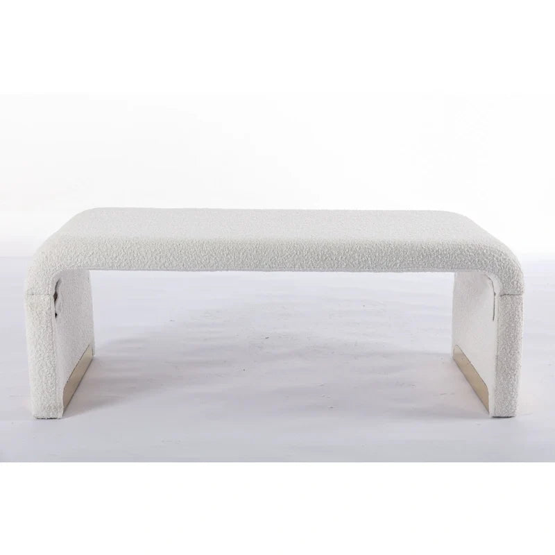 Bench With Gold Metal Legs
